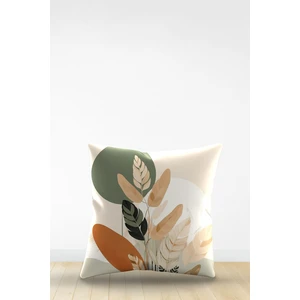 Çift Tarafı Dijital Baskılı Dekoratif Suni Deri Kırlent Kılıfı