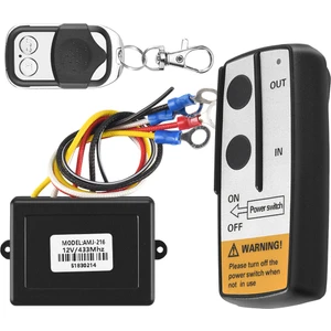 Kamyon Atv Uyar Ramsey Için 12V 12VOLT 50FT Vinç Kablosuz Uzaktan Kumanda Seti (Yurt Dışından)