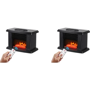 2x 1000 W Elektrikli Şömine Isıtıcı Uzaktan Kumanda ile Şömine Elektrikli Dekorasyon Taşınabilir Uzay Isıtıcı Abd Plug (Yurt Dışından)