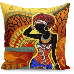 Çift Taraflı Dijital Baskı Kırlent Kılıfı