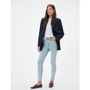 Dar Paça Yüksek Bel Kot Pantolon - Carmen Skinny Jeans