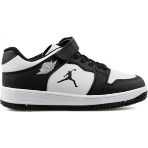 Haykat Çocuk Bantlı Sneaker Siyah - Beyaz