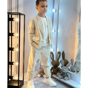 Zelhan Kids Erkekçocuk Keten Takım