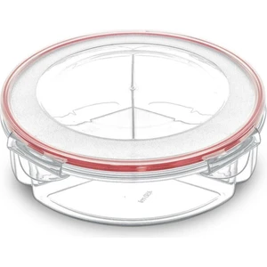 3 Bölmeli Yuvarlak Saklama Kabı