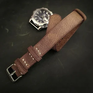Craft Kahverengi Nato Model Deri Saat Kordonu