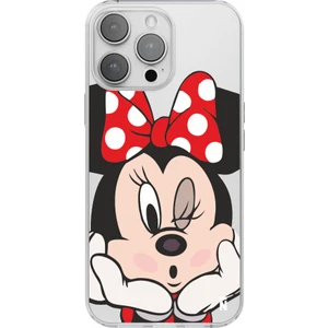 iPhone 13 Pro Max Mickey Tasarımlı Şeffaf Silikon Telefon Kılıfı
