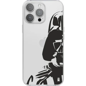 iPhone 13 Pro Max Darth Vader Tasarımlı Şeffaf Silikon Telefon Kılıfı