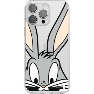 iPhone 13 Pro Max Bugs Bunny Smile Tasarımlı Şeffaf Silikon Telefon Kılıfı