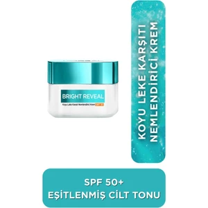 L'Oréal Paris L'oreal Paris Bright Reveal Koyu Leke Karşıtı, Cilt Tonu Eşitleyici Spf50 Nemlendirici Krem Niasinamid 50ml