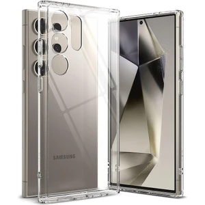 Galaxy S24 Ultra Şeffaf Kılıf 3D Kamera Korumalı Esnek Silikon Slim Fit Renksiz Kapak