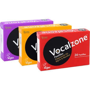 Klasik Pastil 24'li + Vocalzone Ballı Limonlu Pastil 24'li + Vocalzone Frenk Üzümlü (Şekersiz) Pastil 24'li