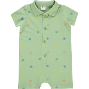 Civil Baby Erkek Bebek Patiksiz Tulum 6-18 Ay Soft Yeşil