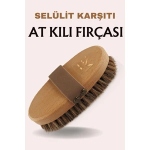 Kadın Sıkılaşma Hücre Yenilenmeye Yardımcı Seülit Karşıtı Doğal  At Kılı Fırçası