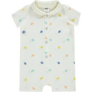 Civil Baby Erkek Bebek Patiksiz Tulum 6-18 Ay Ekru