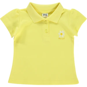 Civil Baby Kız Bebek Tişört 6-18 Ay Açık Sarı