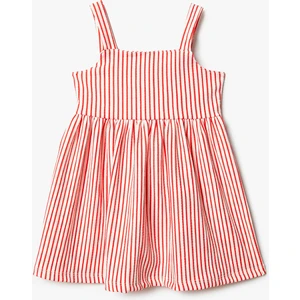 Askılı Elbise Arkası Fiyonk Detaylı