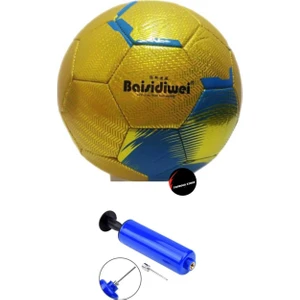 Top Rock Store Parlak Dikişli Futbol Topu Tüm Sahalara Uygun Şişirme Pompası Hediyeli