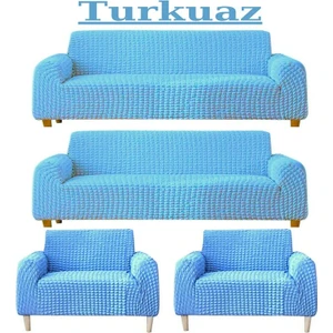 3+3+1+1 Bürümcük Eteksiz, Lastikli, Esnek, Yıkanabilir Koltuk, Kanepe, Çekyat Takımı Örtüsü/kılıfı