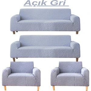 3+3+1+1 Bürümcük Eteksiz, Lastikli, Esnek, Yıkanabilir Koltuk, Kanepe, Çekyat Takımı Örtüsü/kılıfı