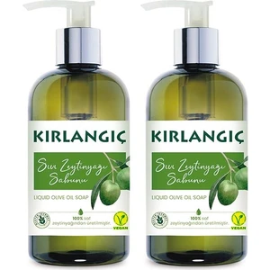 KIRLANGIÇ 400 ML ZEYTİNYAĞLI VEGAN SIVI SABUN * 2 ADET