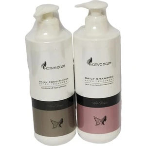 Native Base Keratin Bakım Şampuanı + Keratin Kremi 500 ml