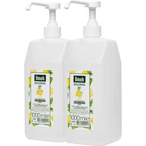 Gliserinli Kolonya Limon 2 Adet 1000 ml Sprey Başlıklı