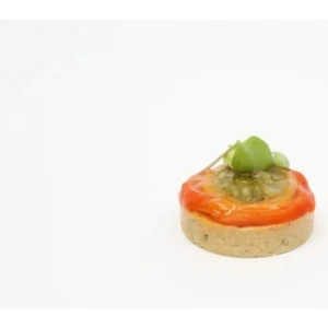 2119-TUZLU Orta Boy Yuvarlak Tereyağlı Artizan Tartolet Tart Tabanı 56 x 14 mm 20 Adet