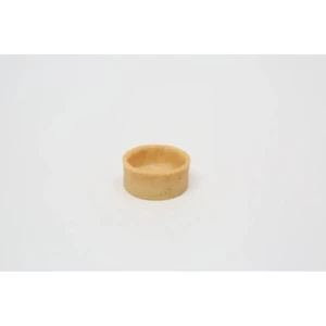 0114-CHEF'S Atelier Vanilyalı Mini Yuvarlak Tereyağlı Artizan Tartolet (Tart Tabanı) 37 x 16 mm 36 Adet