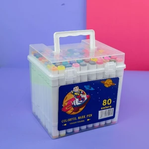 Touch Marker 80'li Çift Uçlu Marker Kalem Seti