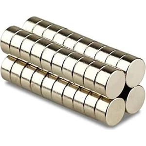 Çap: 20X10 mm Yuvarlak Neodyum Mıknatıs Magnet -  Çok Güçlü