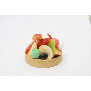 0119-CHEF'S Atelier Vanilyalı Orta Boy Yuvarlak Tereyağlı Artizan Tartolet(Tart Tabanı)57 x 15 mm 20 Adet