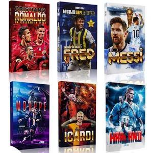 Ronaldo - Messi - Haaland - Mbappe - Icardi - Fred 6 Kitap