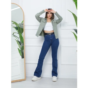 Banada Moda Kadın Sıvama Kumaş Spor Ceket