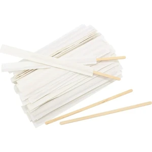Kuzey Ahşap Kağıt Sargılı Ahşap Çay Kahve Karıştırıcı 24x250 . 6000 Adet
