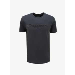 Discovery Expedition Antrasit Erkek Bisiklet Yaka T-Shirt D4SM-TST3290