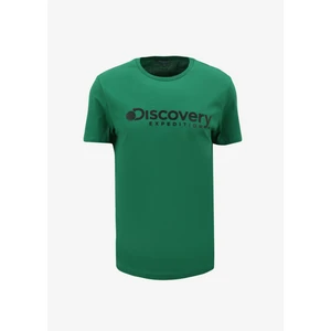 Discovery Expedition Yeşil Erkek Bisiklet Yaka T-Shirt D4SM-TST3290