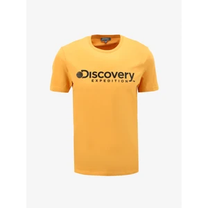 Discovery Expedition Hardal Erkek Bisiklet Yaka T-Shirt D4SM-TST3290