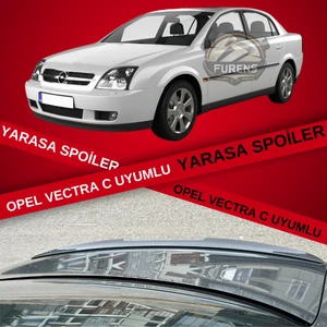 Opel Vectra C Bagaj Üstü Slim Yarasa Spoiler Piano Black Parlak Siyah
