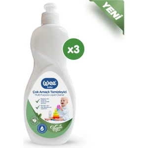Wee Baby Vegan Çok Amaçlı Temizleyici 500 ml (3 Adet)