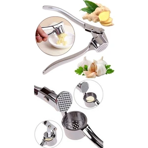 Kitchen Beauty Paslanmaz Çelik Pense Sarımsak Ezici