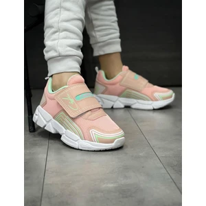 Mackrock Sports Çocuk Ortopedik Cırtlı Esnek Hafif Nefes Alabilen Unisex File Çocuk Sneaker Spor Ayakkabı