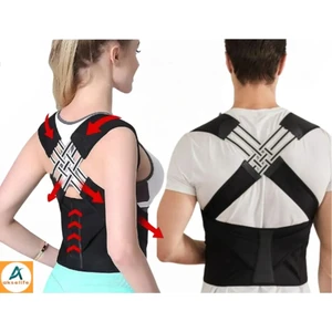 Dik Durus Korsesi Kadın Erkek Kambur Önleyici Korse Omuz Bel Sırt Korsesi