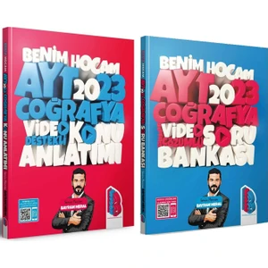 Benim Hocam Yayınları  2023 AYT Coğrafya Konu ve Soru Bankası Seti 2 Kitap