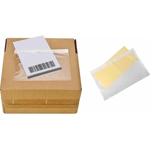 50 Adet 18 x 14 cm Yapışkanlı Kargo Fatura Cebi Koli Için Evrak Cebi