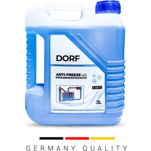 Mavi Antifriz Dört Mevsim Organik Üstün Koruma 3 Litre Üretim 2024 3. Ay Üretimli Made in Germany