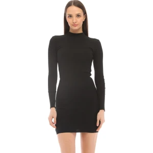 Kadın Kaşkorse Elbise-Siyah