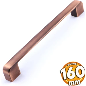 Gölcük Oval (160 mm - 16 cm) Antik Bakır Metal Mobilya Mutfak Çekmece Dolap Dolabı Kapak Kulbu Kulpu Kulpları