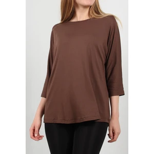 1416-Y Dirsek Kol Düz Bluz