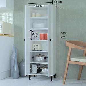 Venedik 6raflı Banyo Dolabı