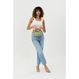 Fv Store Shaka SHK24 Soft Deri Düğüm Detaylı Zincir Askılı El ve Omuz Çantası U:14 E:22 G:8 cm